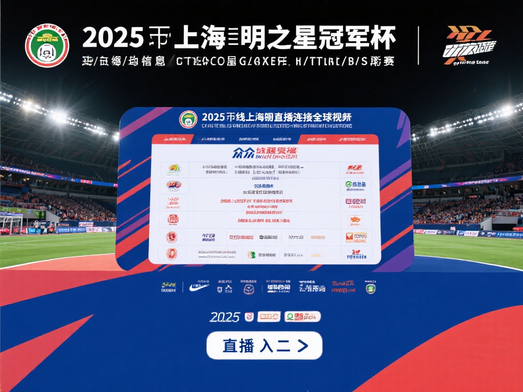 2025上海明日之星冠军杯赛程直播时间+直播入口- 上海本地宝 即将到来的2025上海明日之星冠军杯是一